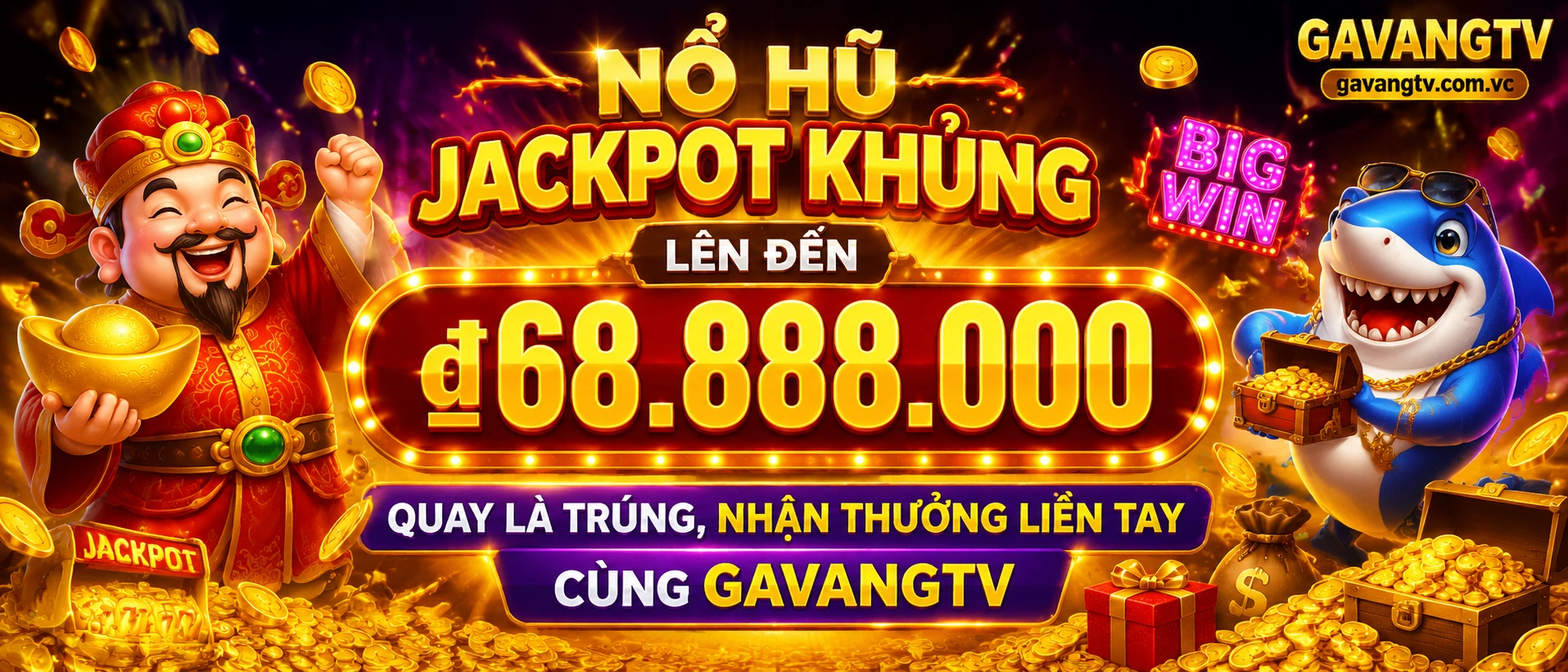 Giao diện Nổ Hũ hiện đại trên gavangtv